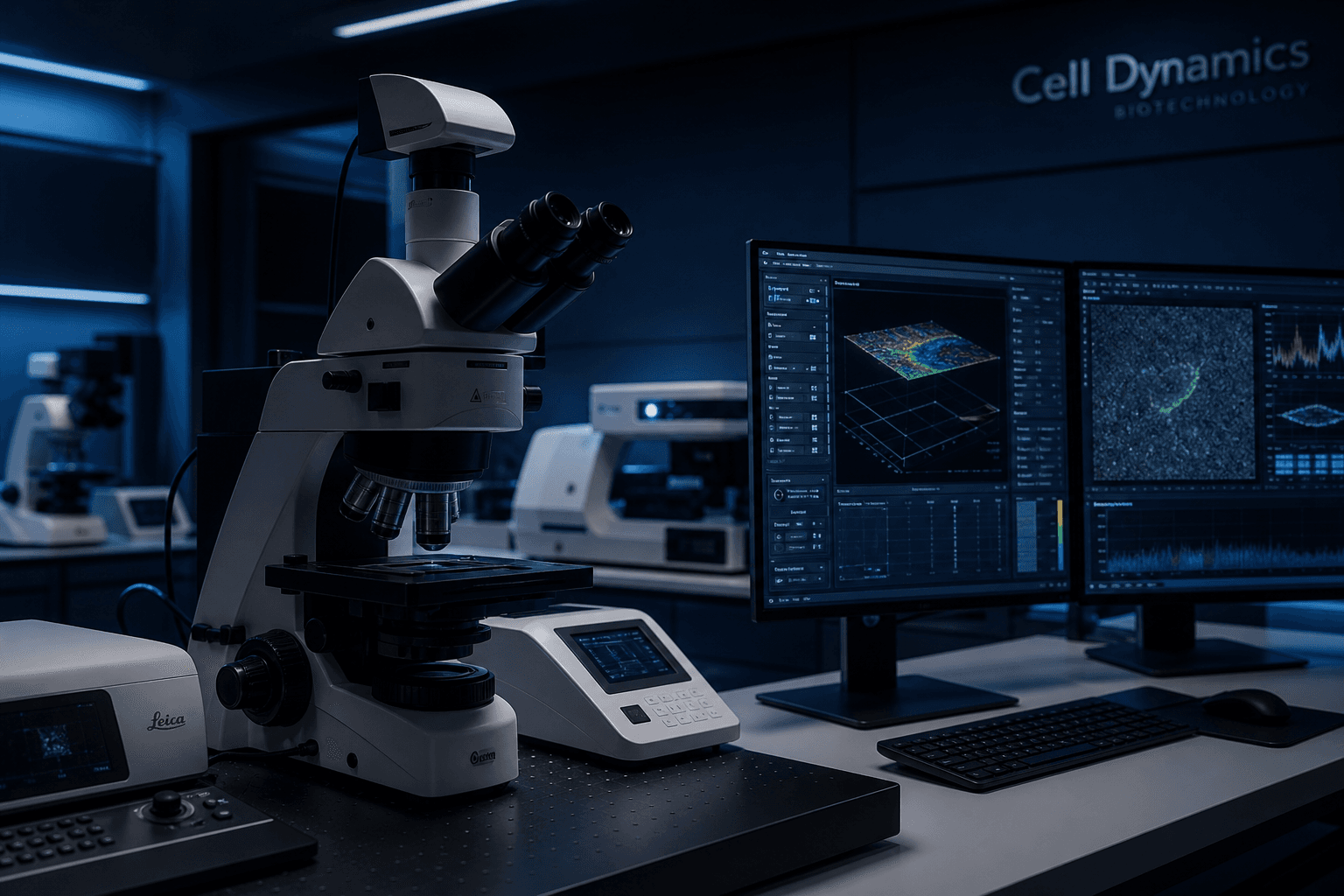 High-technology medical and surgical research environment